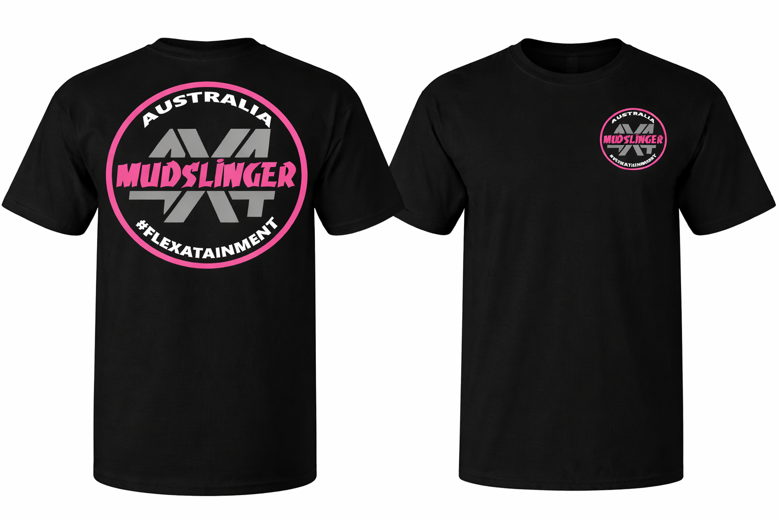 Mudslinger 4X4 t-shirt coloured logo