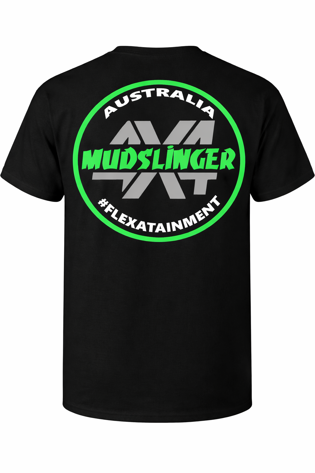 Mudslinger 4X4 t-shirt coloured logo