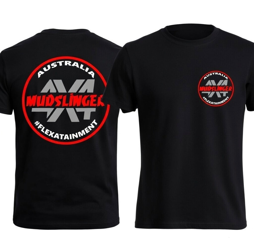 Mudslinger 4X4 t-shirt coloured logo
