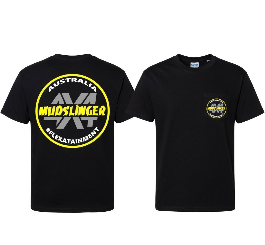 Mudslinger 4X4 t-shirt coloured logo